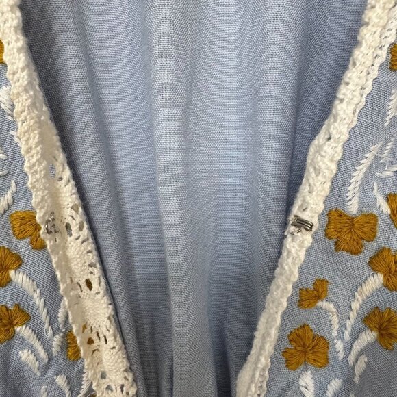 SAYLOR Light Blue Embroidered Maxi Dress - Picture 8 of 16